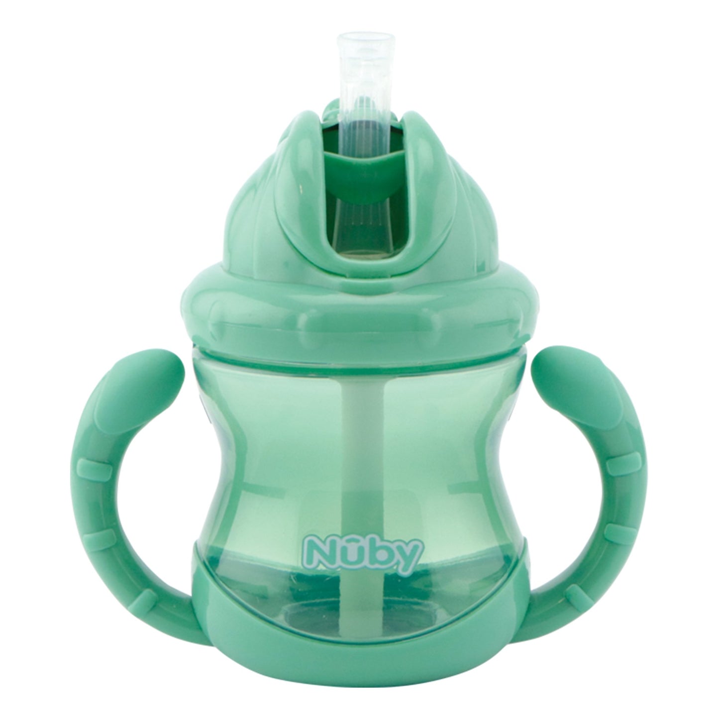 Twin handle Flip-It cup - green - 240ml - 12m+