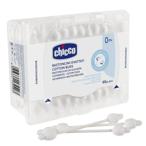 Chicco Baby Cotton Buds 0m+ 60pcs
