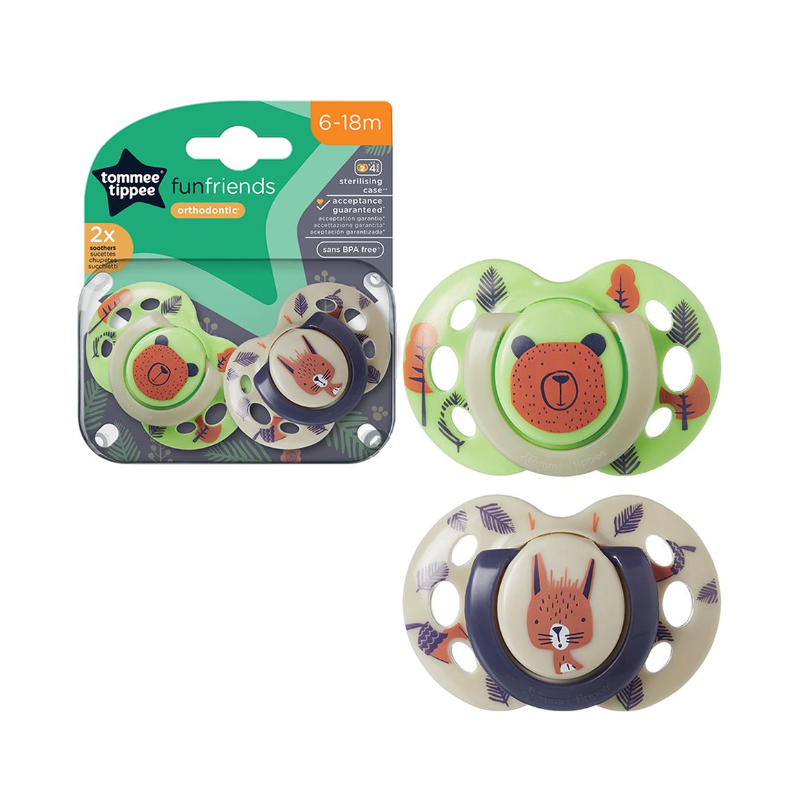 Fun Soothers 6-18M 2 Pack