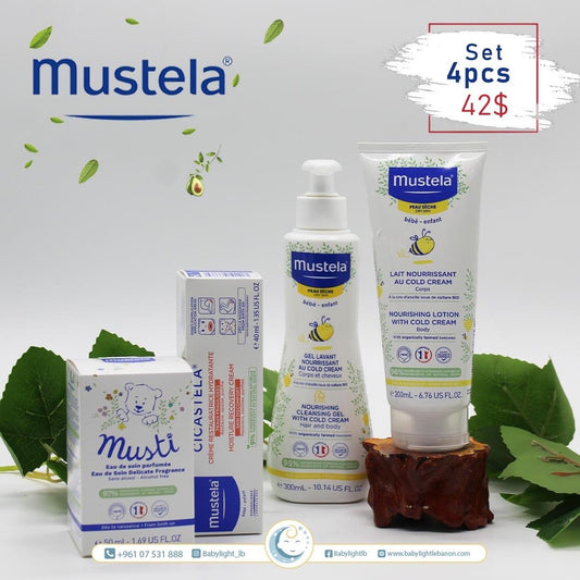 Mustela special price 4 pieces set