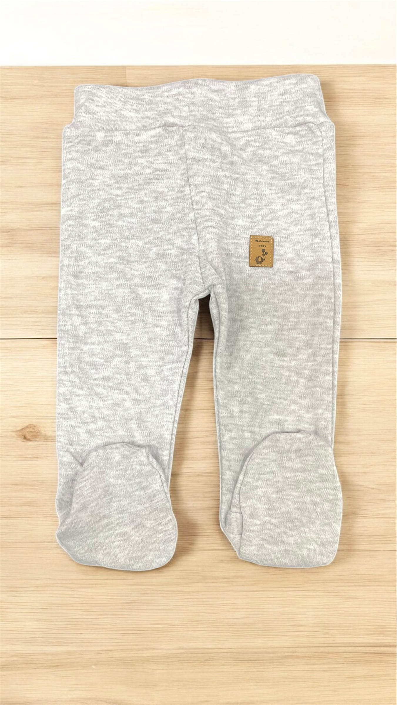 Baby cotton hospital set gray