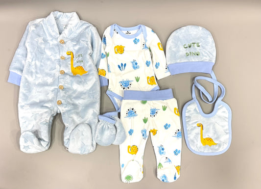 Velvet fur baby hospital set 6 pieces