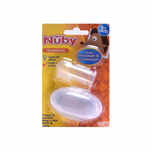 Nuby finger toothbrush 3 m +