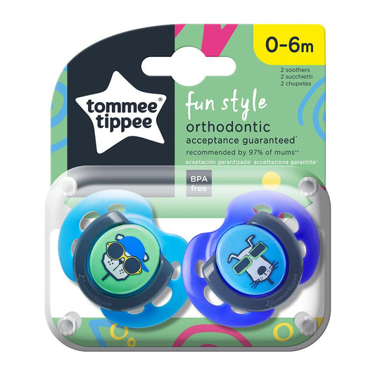 Fun Soothers 0-6M 2 Pack