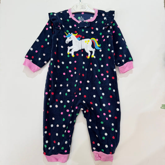 Baby fleece overall