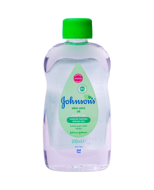 Johnson’s Baby Oil, Aloe Vera, 300ml