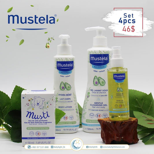 Mustela special price 4 pieces set