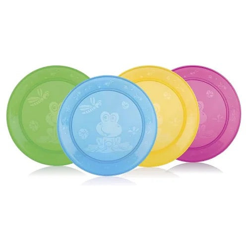 Nuby plate set microwaveable 4 pieces