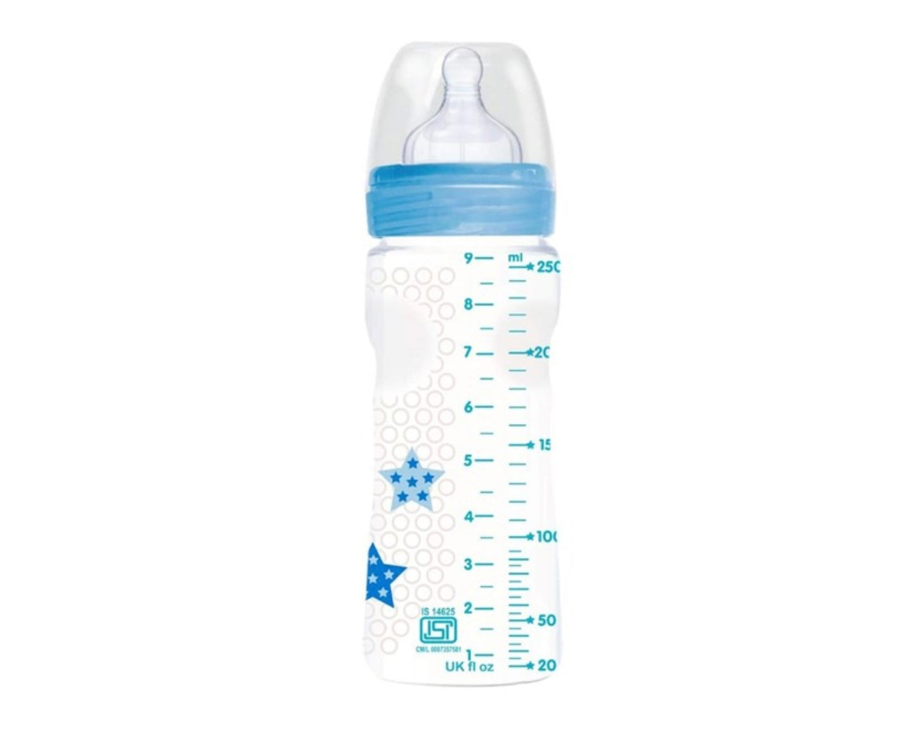 Well-Being Plastic Bottle 330ml Fast Flow Silicone