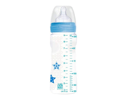 Well-Being Plastic Bottle 330ml Fast Flow Silicone