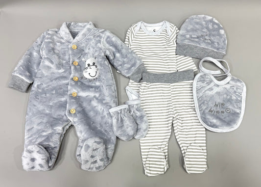 Velvet fur baby hospital set