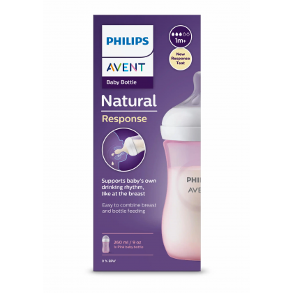 Philips avent natural response baby bottle 260 ml 1 m +