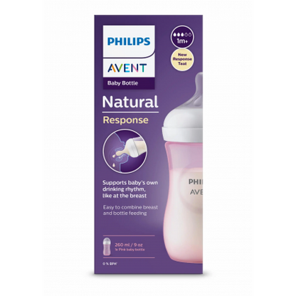 Philips avent natural response baby bottle 260 ml 1 m +