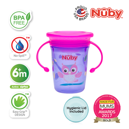 Nuby 360 wonder cup 240ml 6 m+