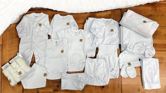 Baby cotton hospital set white