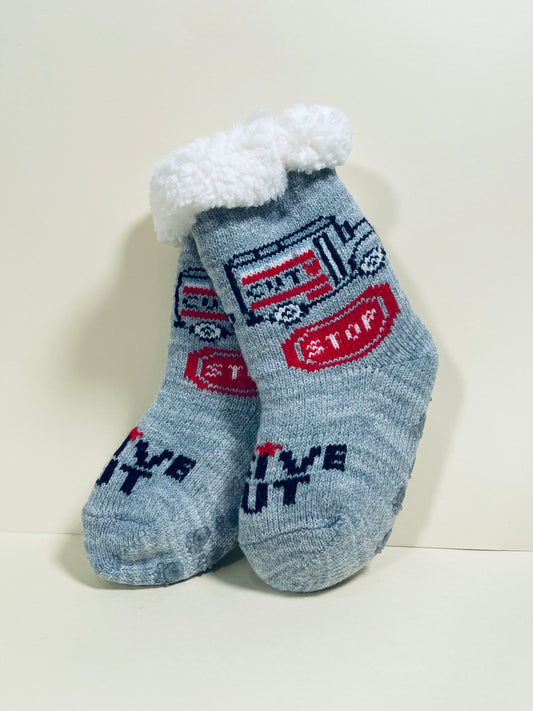 Fur/wool socks