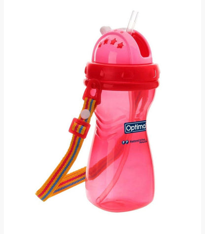 P.p wide neck silicone straw bottle 400 ml