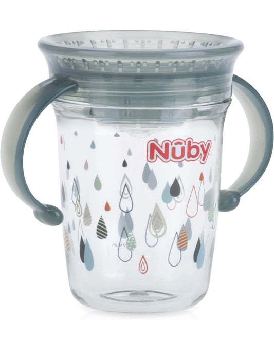 Nuby Tritan No Spill 2 Handle 360 Degree Printed Wonder,