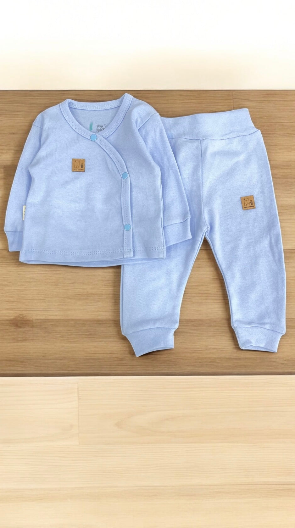 Baby cotton hospital set blue