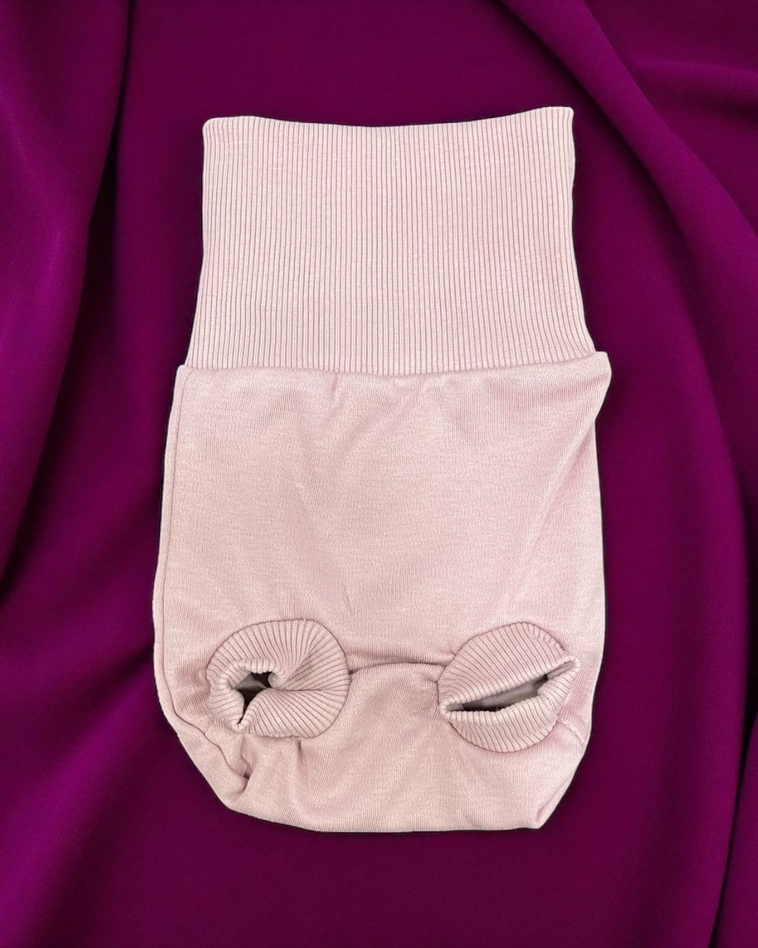 Baby cotton hospital set dusty rose