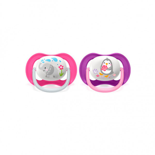 Philips Avent 2 Ultra Air Animals Pacifiers 6-18m -