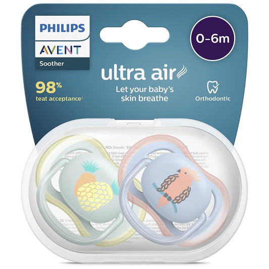 Avent 0-6m Pacifiers Ultra Air