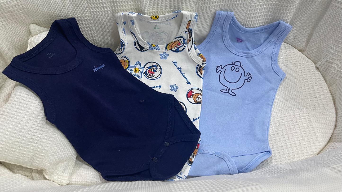 Baby boy cotton bodysuit