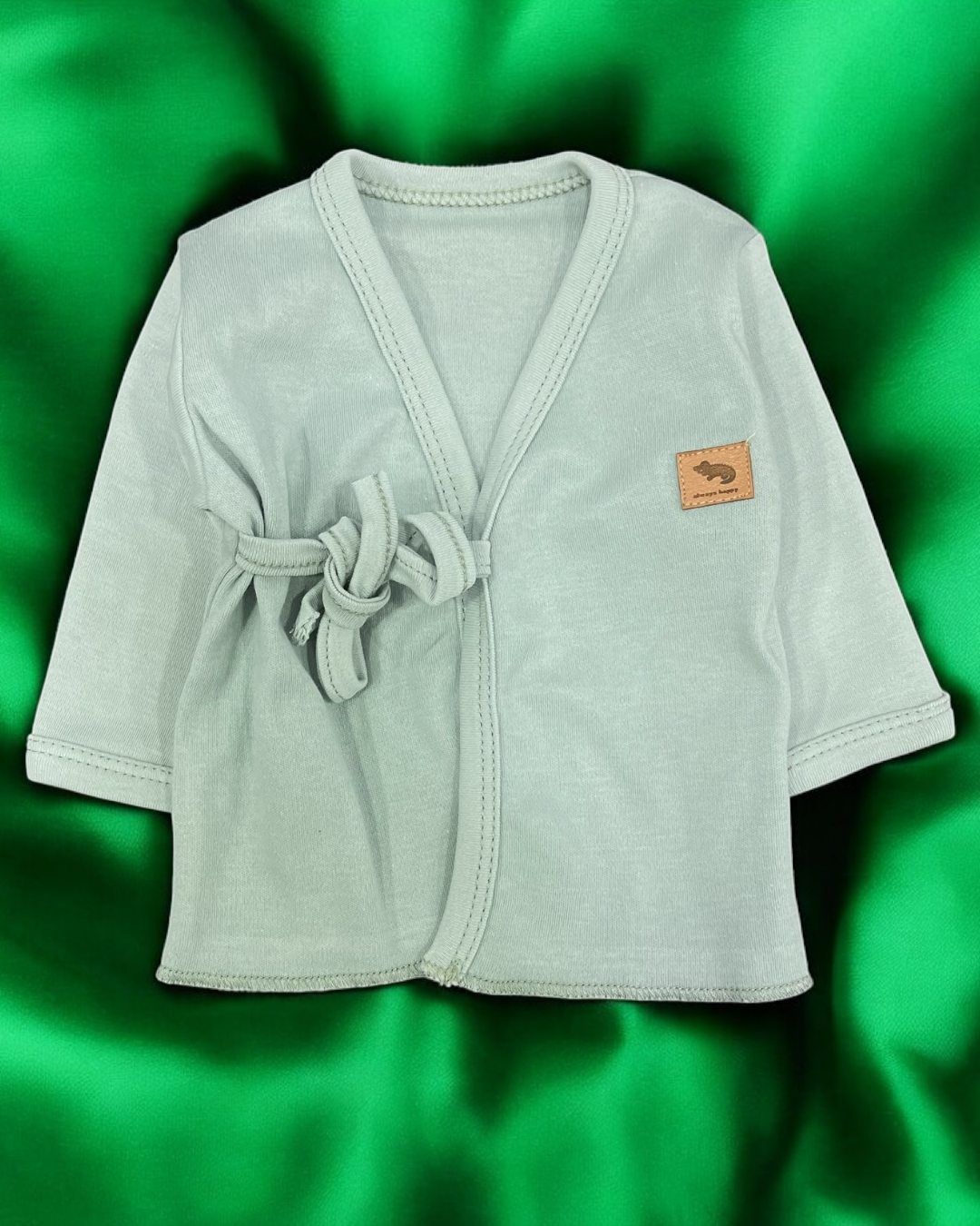 Baby cotton hospital set mint green