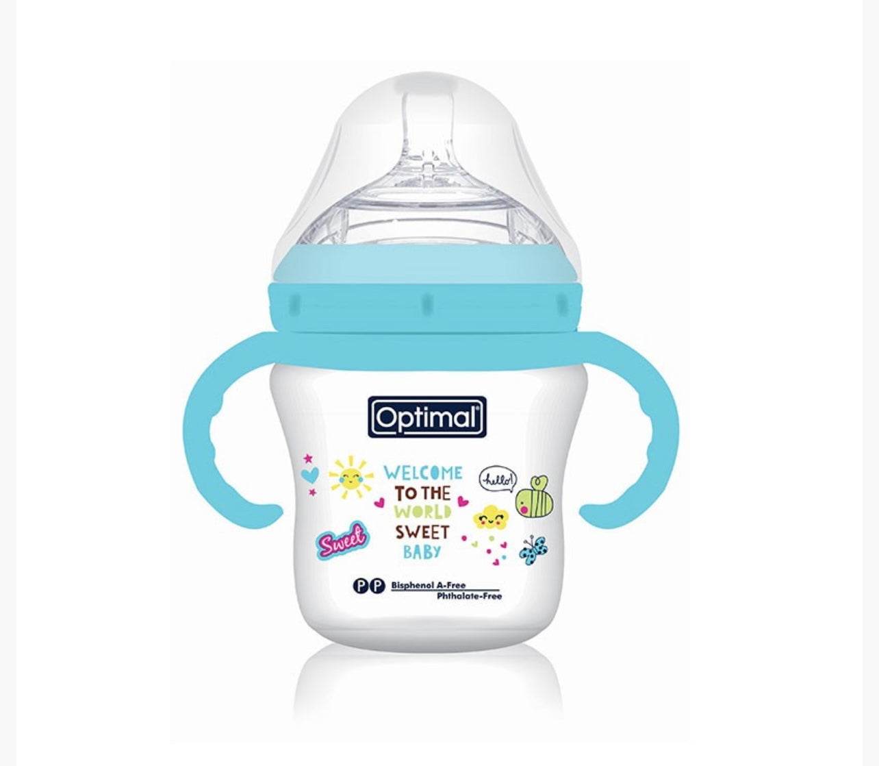 Extra Wide Neck Feeding Bottle With Handle  210 Ml 6+m