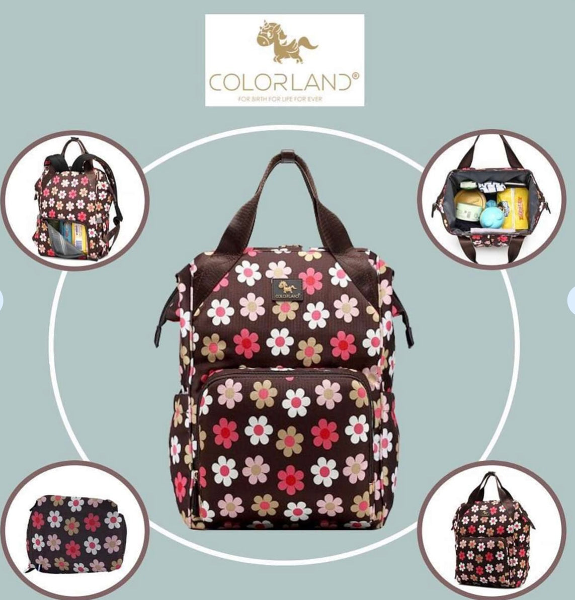 Colorland Mommy Diaper Backpack