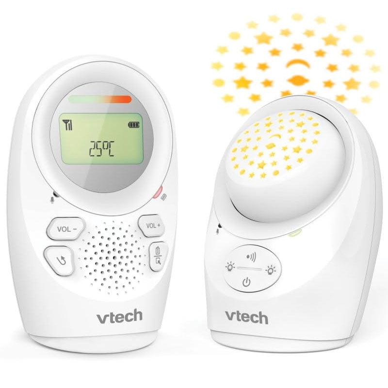 Vetch digital audio monitor with night light and projection