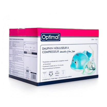 Optimal compressor dolphin nebulizer