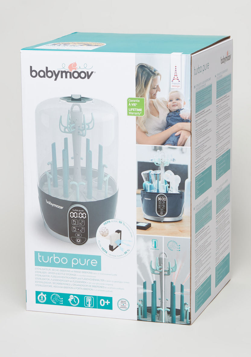 Babymoov turbo pure steriliser , dryer &bottle storage