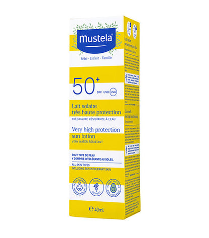 Mustela sun protection 50 spf
