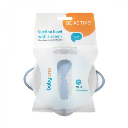 Babyono suction bowl with a spoon