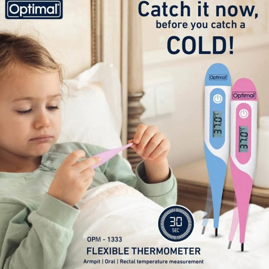Optimal digital flexible thermometer