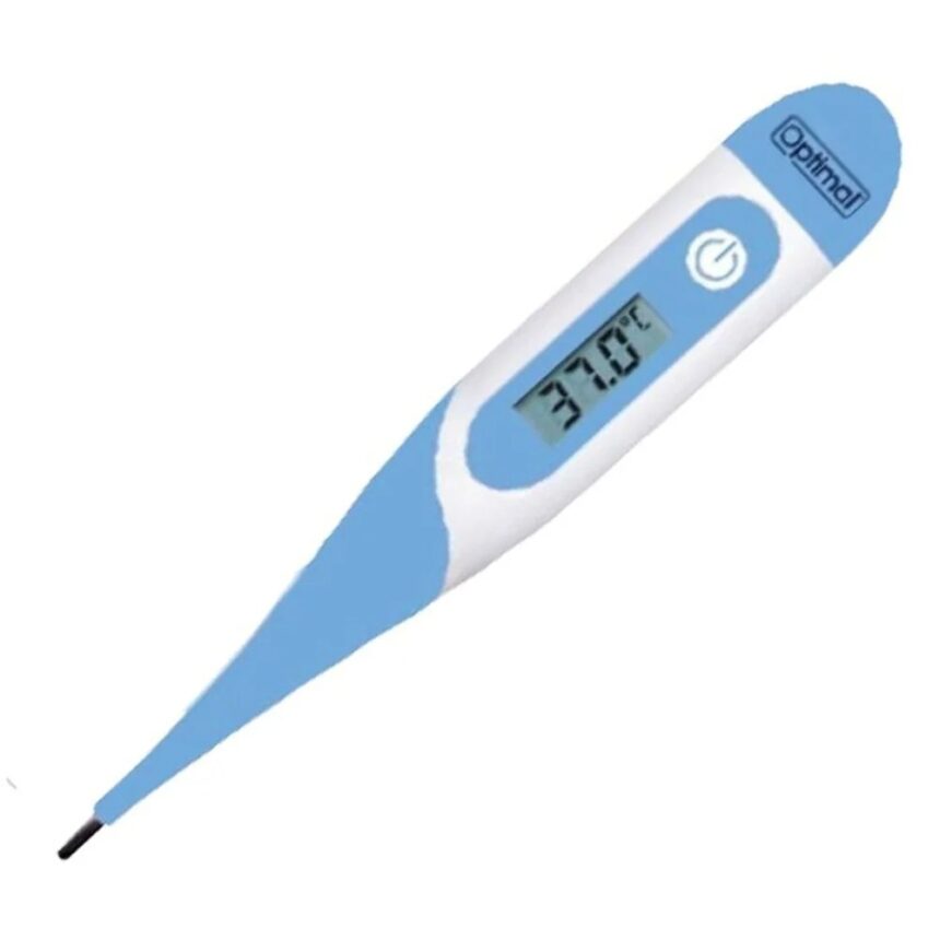 Optimal digital flexible thermometer