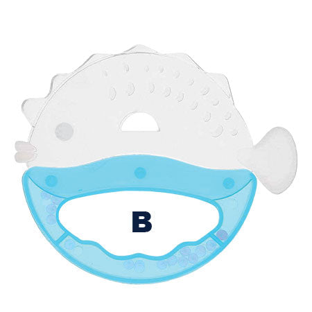 Optimal silicone baby teether