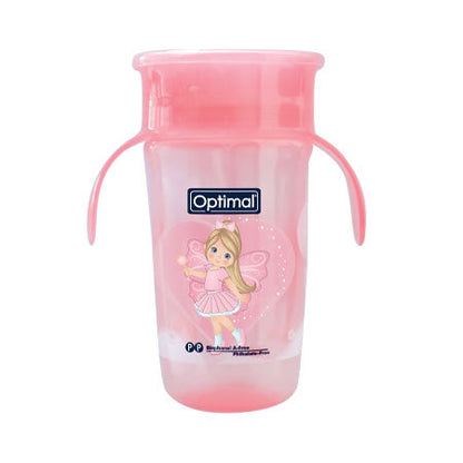 Optimal P.P baby trainer cup with handle 9 months and + 320 ml