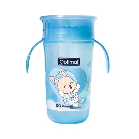 Optimal P.P baby trainer cup with handle 9 months and + 320 ml