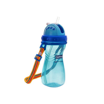 P.p wide neck silicone straw bottle 400 ml