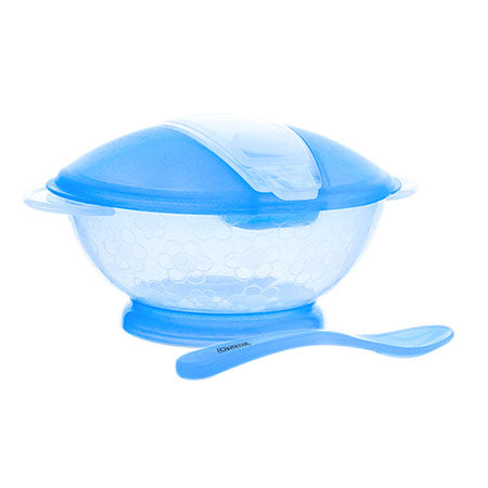 Optimal baby feeding bowl with spoon set