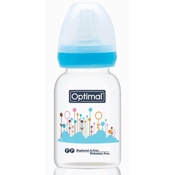 Optimal P.P slim waist feeding bottle 140 ml 0-6 months