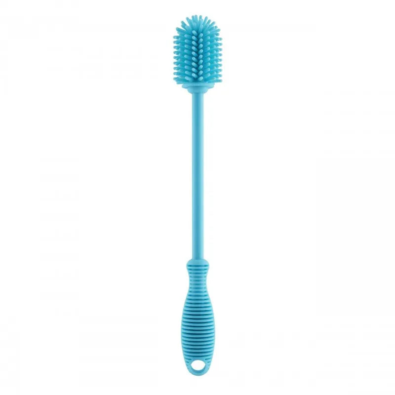CHICCO Silicon bottle cleaning brush - sky blue
