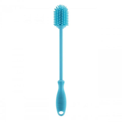 CHICCO Silicon bottle cleaning brush - sky blue