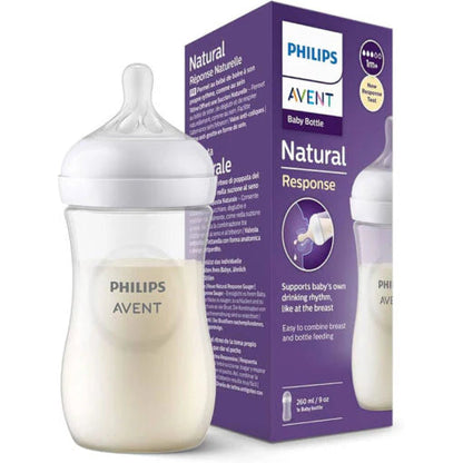 Philips avent natural response baby bottle 260 ml 1 m +