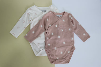 2 Pieces Baby onesies long sleeve