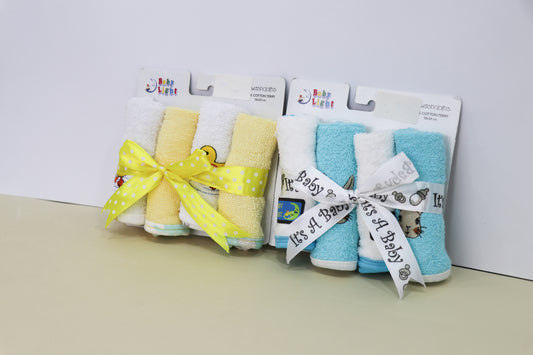 4 pieces baby towel set