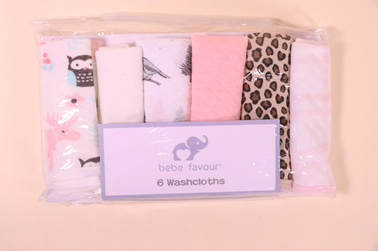 6 Pieces washcloths