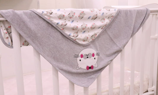 Baby cotton blanket